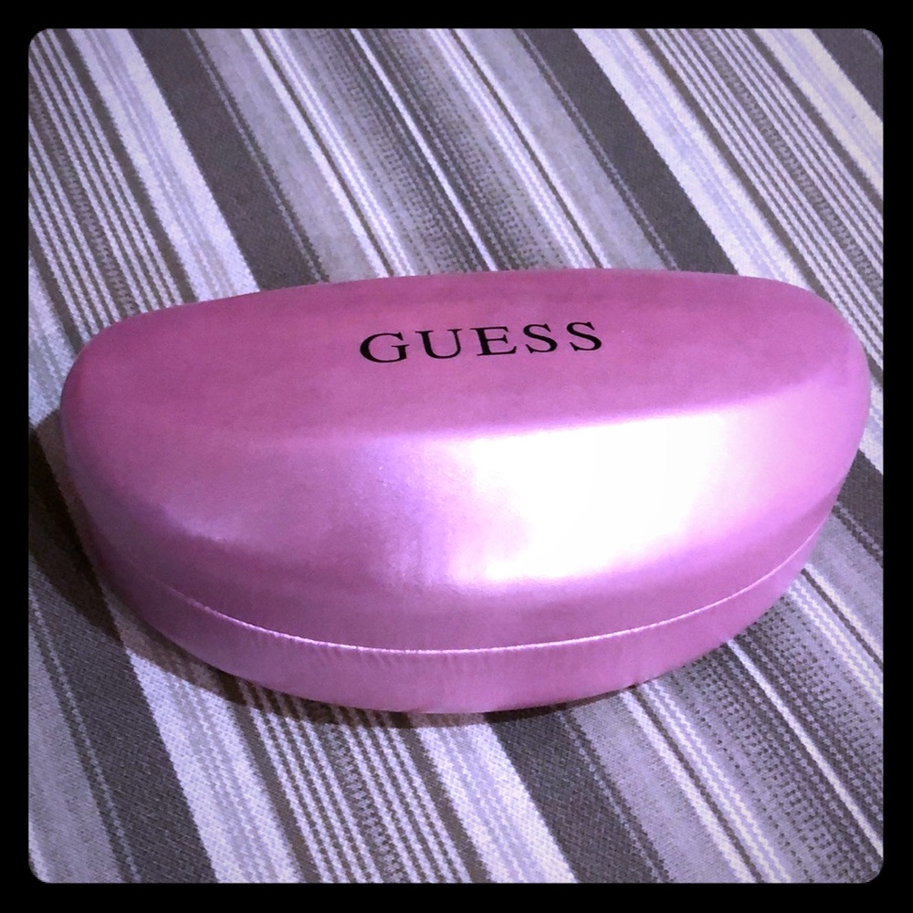 Pink Metallic Sunglasses Case